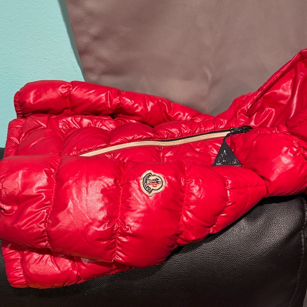 Moncler Vibrant Red Quilted Jacket